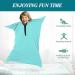 Sensory Body Sock for Kids 40x27 - Full-Body Wrap for Stress Relief - Autism & Anxiety - S(89-112CM) Light Blue - Buy Online on GoSupps.com