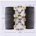  AMOYER Women's Magic Elastic Combs with Handmake Beads Double Clips Stretchy Comb Girl Accessories - Buy Online on GoSupps.com