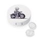 Motorcycle Rider Contact Lens Travel Kit Portable Cute Contact Box with Mirror for Daily Outdoor