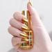 Mirror Nail Varnish - Metal Nail Polish - Gold Nail Varnish - Quick Drying Metallic Nail Polish No UV Needed - Long Lasting Chrome Mirror Nail Varnish Metal Gold Effect Super Shine Nail Art Polish - Buy Online on GoSupps.com