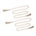 Wooden Bead Garland with Tassels 16mm Rustic Style Attractive Decoration Hemp Rope Boho Beads Farmhouse 2 Pack