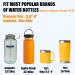 Adjustable Car Cup Holder Expander for YETI, Hydro Flask, Nalgene - Fits 10/46 oz Bottles, Mugs, Cups - 1 Pack - Buy Online on GoSupps.com