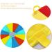 Blithetree 12-Foot Kids Parachute with 12 Handles - Rainbow Play Parachute Game Toy for Group Play | Ideal for Kids Play Party Game (12 feet) - Buy Online on GoSupps.com