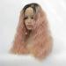 Buy Fluffy Gradient Color Long Curly Corn Hair Wig - Front Lace Chemical Fiber Wig for All Occasions - Buy Online on GoSupps.com