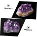 Didiseaon 4 Pcs Natural Crystal Cluster Agate Bare Stone Natural Minerals Small Piece Purple - Buy Online on GoSupps.com