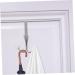 CHILDWEET Metal Door Hanger 2pcs Door Hook Towel Rack Towels Coats Scarf Hook Over Door Towel Hanger Organizer Kitchen Utensils - Buy Online on GoSupps.com
