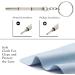 25 Pairs Silicone Screw-in Nose Pads for Eye Glasses Repair Kit | Includes Screws, Screwdriver, Tweezers, Cleaning Cloth - Buy Online on GoSupps.com