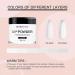 Morovan Dip Powder - Clear Nail Dipping Powder System 30g/1oz | Odor-Free, Long-Lasting DIY Nail Art for Home Salon | No Lamp Needed - Buy Online on GoSupps.com