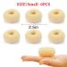 Kid's Blonde Hair Donut Bun Maker 6PCS - Small 2.5 Inch Beige Chignon Doughnut Shaper for Short Thin Hair - 6 Count - Buy Online on GoSupps.com