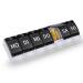 Opret tablet box 7 days german pill box 7 days rainbow medication box weeks tablet box tablet box 7 days small oak to open for on the way black