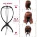 Ruiwen Hair 6PCS Portable Wig Stand - Collapsible & Durable Display Tool for All Wigs - 13.8 Inch Travel Wig Stand in Black - Buy Online on GoSupps.com