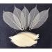 100 Pcs Small Skeleton Leaves - Natural Dried Rubber Tree Leaves for Craft, Scrapbook, DIY Wedding Card - Mini Skeleton Leaves - Buy Online on GoSupps.com