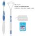 Wound Cleaning Set - Anggrek Mouth Cleaner | Effective Tongue Scraper & Toothbrush Set for Adults - Flexible PP Material - Buy Online on GoSupps.com