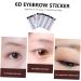 Housoutil 4pcs Eyebrow Stickers 6d Hair- Eyebrows Stickers False Eyebrows Cosmetics Transfer Stickers 4d - Buy Online on GoSupps.com