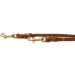 Premium Dog Liner Grease Leather Brass Leash - Adjustable Double Linen 2m-5m Lengths for Small & Large Dogs Cognac 5m x 12mm - Buy Online on GoSupps.com