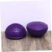 Goohochy Durian-Ball Office & Fitness Massage Device | Spiky Lacrosse & Foot Massage Balls | Arm & Leg Roller | Child-Friendly Violet PVC - 16x16x8cm - Buy Online on GoSupps.com