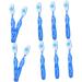 Fomiyes 30 Pth Prison Toothbrush - Travel-Friendly Small Toothbrushes for Prison & Everyday Use | 1 Pack with Large Brush Head (Blue - 3 Pack) - Buy Online on GoSupps.com