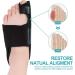 AVIDDA Bunion Corrector - Big Toe Straightener for Day/Night Relief - Left Foot, Black - 1PC - Buy Online on GoSupps.com
