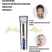 Professional Cordless Hair Clippers for Men - Titanium & Ceramic Barbers Clippers with 3 Adjustable Speeds & LCD Display | International Shipping Available - Buy Online on GoSupps.com
