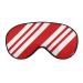 Candy Cane Sleep Mask for Women Adjustable Sleeping Eye Shades Cover with Elastic Strap