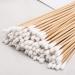 400 Count 6 Inch Cotton Swabs with Wooden Handles for Cleaning - Burlywood - Buy Online on GoSupps.com