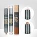 Double Head Contours Stick Makeup Set | Skin-Friendly and Suitable for Sensitive Skin - 2 in 1 Body Makeup Shading Stick Concealer Stick Uwariloy - Buy Online on GoSupps.com