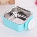 Stainless Steel Removable Hanging Crate Dog Bowl | Pet Cage Coop Cup with Bolt Holder | Ideal for Dogs, Cats, Rabbits, Birds | Small Animal Food & Water Bowl (Blue, Pack of 1) - Buy Online on GoSupps.com