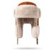 CLAPE Winter Trapper Hats Warm Russian Trooper Faux Fur Hat with Ear Flap Aviator Cap Unisex Ushanka Bomber Hat for Hunting Pl18-caramel