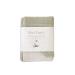 Nawrap 100% Organic Cotton  Face Towel  Green/Ivory