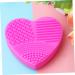 Didiseaon Silicone Makeup Applicator Brush Cleaning Pad Love 8X8.5cm Rosy - Buy Online on GoSupps.com