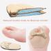 Premium Lambskin High Heel Pads - Anti-Slip Metatarsal Cushions for Open Toe High Heels - 3 Pairs, Beige - Buy Online on GoSupps.com
