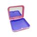 Orthodontic Box with Mirror Denture Box Retainer Case(Pink)