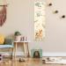 Personalized Children's Yardstick (80-140 cm) - Animal Motifs for Kids' Room Decor - Perfect Birth Gift - Wooden Measure Band - Buy Online on GoSupps.com