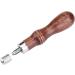 4 in 1 Wooden Handle Leather Craft Sewing Kit - DIY Diamond Awl Hole Punch Tool - Buy Online on GoSupps.com