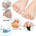 Gel Toe Separators 4-Pack | Correct Hammer Toes & Overlapping Toes | Pain Relief for Men & Women - Buy Online on GoSupps.com