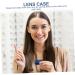 Solustrie 4Tlg Care Box for Colored Contact Lenses - Travel Package - Korean Design - 6 Plastic Cases (6.5x4.5x2cm) - Perfect for International Shipping - Buy Online on GoSupps.com