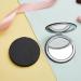 ZCOOOOOOL Round Folding Make-Up Mirror 6.7 cm | Professional Double-Sided Enlarged & Normal | PU Surface Stylish Black | International Shipping Available - Buy Online on GoSupps.com