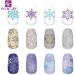 KADS Christmas Nail Art Stamp Plate CH010 - Colorful Snowflake Stencil Template - Buy Online on GoSupps.com