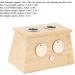 Moxibustion Box - 2 Holes Bamboo Moxa Tool for Pain Relief & Healthcare | Moxa Stick Holder - Buy Online on GoSupps.com
