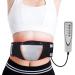 Vinteky slimming belts portable abdominal muscles belt with portable pockets for belly massage belt training device for men and women gifts & more effective (black)