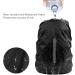 LAMA 2 Pack Waterproof Backpack Rain Cover - Reflective Rucksack Protector for Outdoor Activities | Black Medium - Buy Online on GoSupps.com