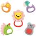 Yiosion Baby Rattle Sets Teether Rattles Toys Babies Grab Shaker and Spin Teething Rattle Toy Early Educational Toys Gifts Set for 3  6  9  12 Month Newborn Baby Infant
