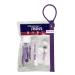 Cliniodent travel or hygiene with pockets: bag lockable toothbrush mouthwell for safe breathing without rinsing dental forks