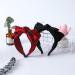 SARTS Double Layered Bow Knot Headband - Red Black Hair Accessories for Women and Girls - Buy Online on GoSupps.com