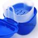 Dark Blue Prostheses Suitcase & Storage Box for False Teeth - Travel-Friendly with Cup Sieve & Basket - Buy Online on GoSupps.com