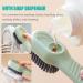 2 in 1 Multifunction Cleaning Brush Cleaning Brush with Soap Dispenser for Shoes Cleaning with Encrypted Soft Hair Ergonomic Non-Slip Handle Press Out Liquid Laundry Brush (D 1PCS) D 1PCS - Buy Online on GoSupps.com