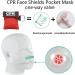 Dztsmart Ventilation Mask & Gloves Kit | CPR Keychain Mask with Carabiner | First Aid Pocket Mask with Check Valve | AED Training Essentials - Buy Online on GoSupps.com