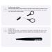 8-Part Black Stainless Steel Eyebrow Care Set | Precision Trim & Ingrown Hair Removal - Includes Storage Bags - Buy Online on GoSupps.com