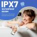 Portable Water Dental Flosser - Cordless Rechargeable Oral Irrigator for Travel | 40-140 PSI Teeth Cleaning IPX7 Waterproof (White - Buy Online on GoSupps.com
