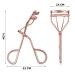 Klihn Exclusive Eyelash Curler - High-Quality Carbon Steel & 8 Extra Rubber Pads | Perfectly Curved Lashes in Rose Gold Matte - Buy Online on GoSupps.com